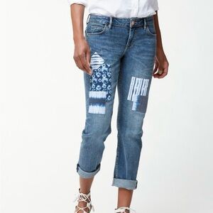 Tommy Bahama Shibori Tema Indigo Slim Boyfriend Jeans Size 30